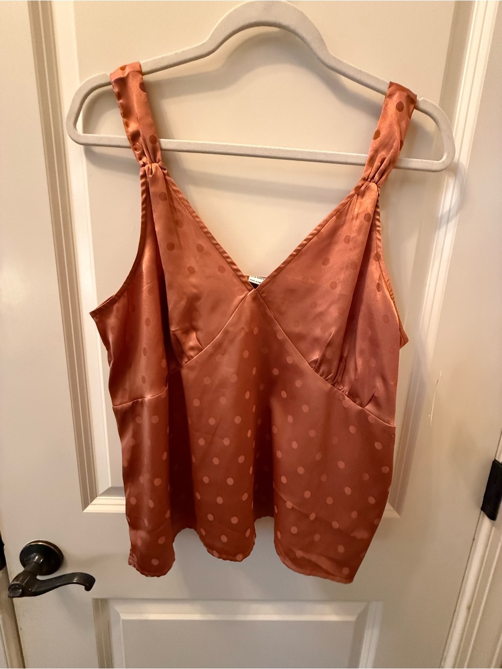 Old Navy Polka Dot Rust Camisole